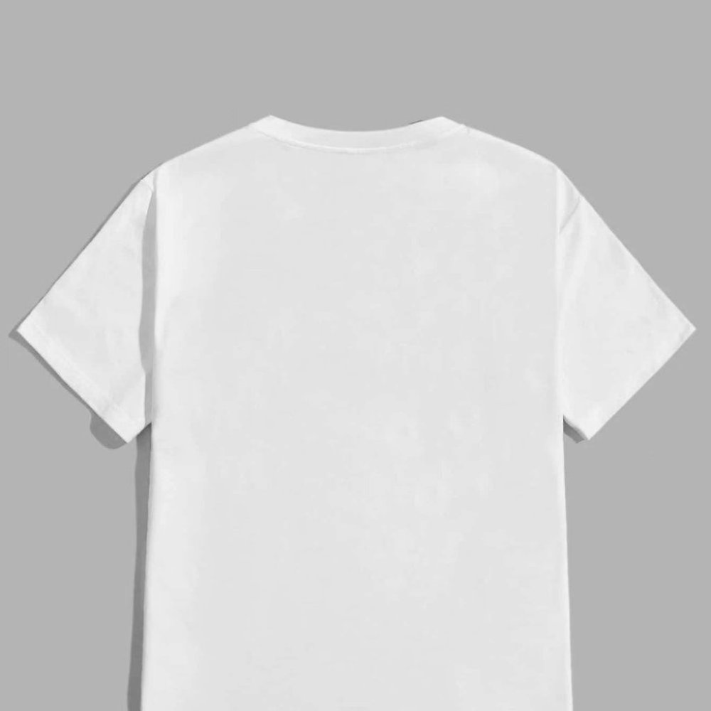 White Vacation Style Men's Palm Tree Graphic Tee - Picture 2 of 5